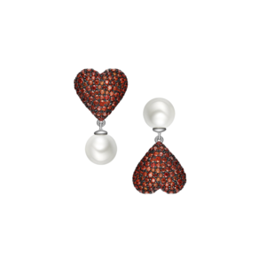 Poker Heart Earrings