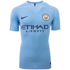 Manchester City 17/18 Home Authentic Jersey (Player Version)