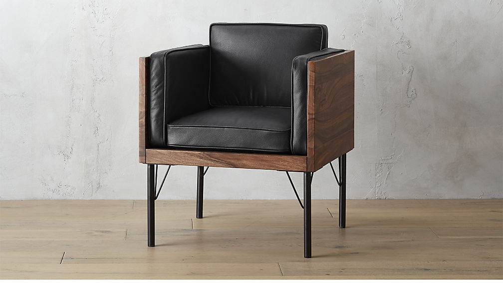 Bower Leather Chair - CB2