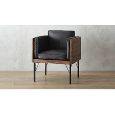 Bower Leather Chair - CB2