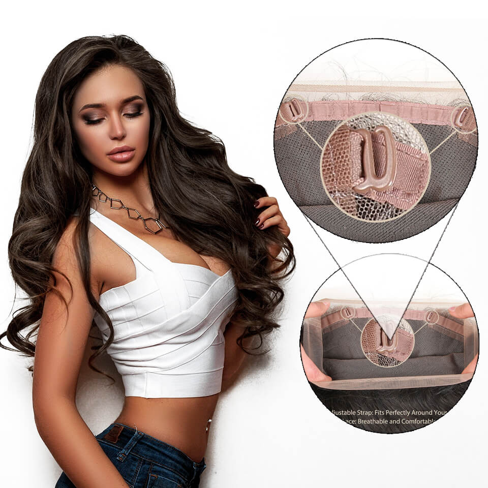 Body Wave Hair 2 Bundles Wi...