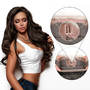 Body Wave Hair 2 Bundles With 360 Lace Frontal Closure