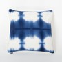 Ombre Eternity - Blue & Ivory Tie & Dye Cotton Cushion Cover