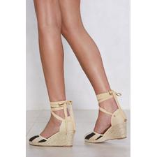 It's All Stripe For Some Espadrille Wedge 