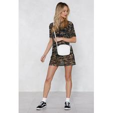 You Mesh Believe It Camo Dress