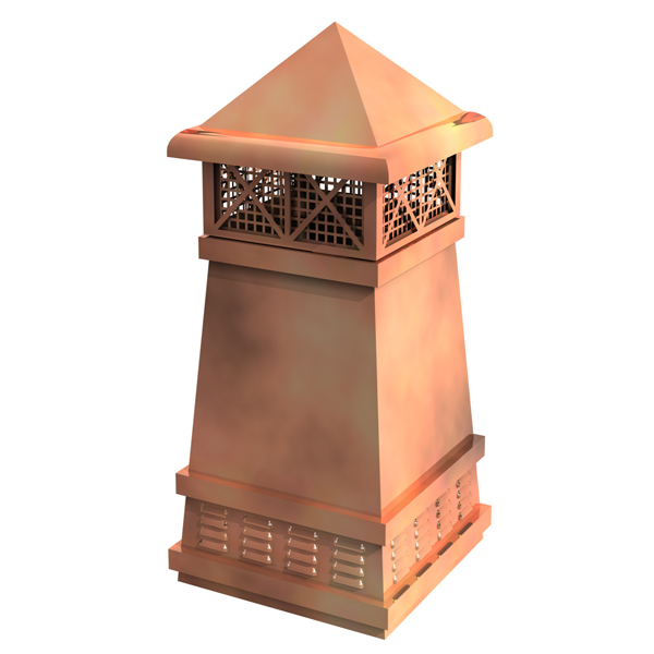 European Copper Chimney Pot...