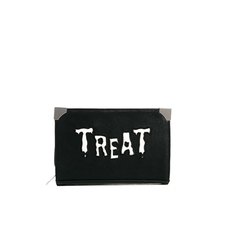 Image 1 of ASOS Book Clutch With Treat Slogan