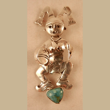 Authentic Navajo Nelson Morgan Sterling Silver Pendant