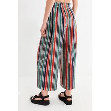  Moon River Striped Paperbag Pant