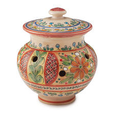 GARLIC JAR | Ceramic, Kitchen Accessory, Tools, Spice Container, Seasoning, Flavor, Utensil, Traditional Spanish Ceramic, Paella | UncommonGoods