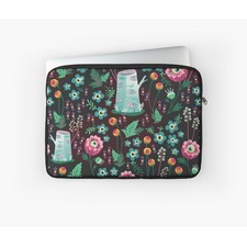 Laptop Sleeve - Eyeball Garden  by HeyRockee