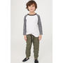 Cotton Pull-on Pants | Dark khaki green | KIDS | H&M 