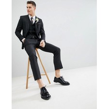 ASOS Slim Suit In Charcoal