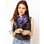 Image 1 of ASOS Digital Floral Print Scarf With Tassels