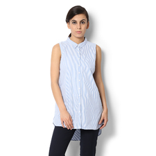 Van Heusen - Women Blue Shirt