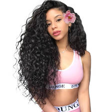 Full Lace Human Hair Wigs Brazilian Deep Wave Wig Pre Plucked Wigs Human Hair With Baby Hair