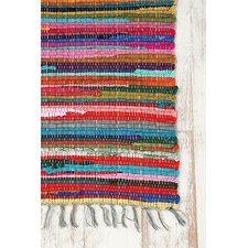 Rainbow Rag Rug
