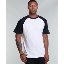 Raglan Sleeve Contrast Custom Logo Printed T-Shirt