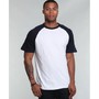 Raglan Sleeve Contrast Custom Logo Printed T-Shirt