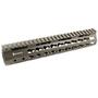 10" Cerakote Elite Flat Dark Earth Coating - Slim Keymod Free Float Handguard - Steel Nut
