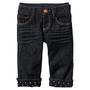 Knit-waist jersey-lined boot jeans (dark wash) | Gap