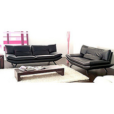 Alaska Leather Sofa from Calia Maddalena 