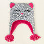 baby girl - accessories - snow leopard microfleece hat | Children's Clothing | Kids Clothes | The Children's Place