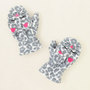 baby girl - accessories - snow leopard microfleece mittens | Children's Clothing | Kids Clothes | The Children's Place
