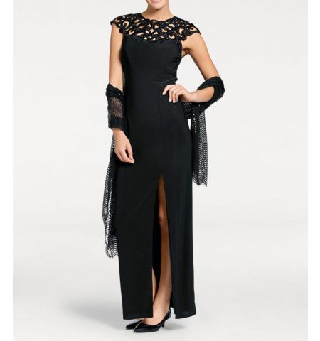 Evening gown, black