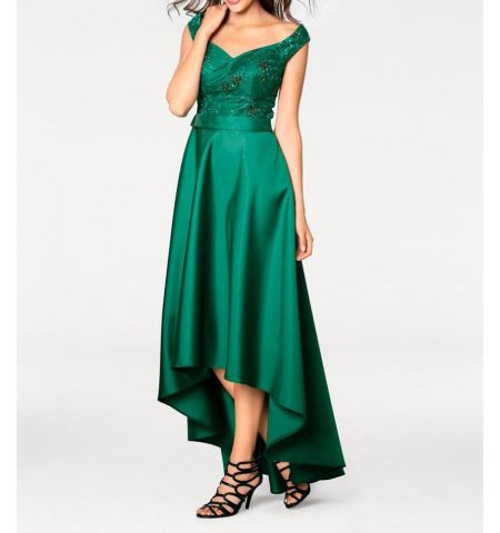 Evening gown, green