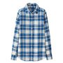 Bottle Blue and White Check Flannel Shirt Suppliers