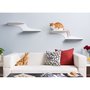 Refined Feline Cat Cloud Cat Shelf - White