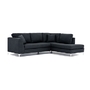 Raymond 2pc Condo Bumper Chaise Sectional
