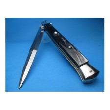 AGA CAMPOLIN 13" BUFFALO HORN PICKLOCK BAYONET SWITCHBLADE