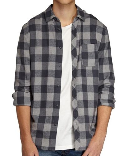 Ashen Grey Cotton Flannel S...