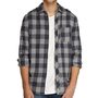 Ashen Grey Cotton Flannel Shirt
