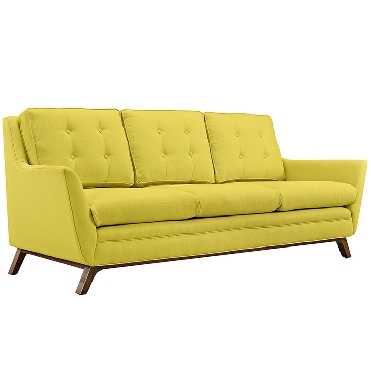 Beguile Fabric Sofa In Sunny