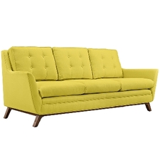 Beguile Fabric Sofa In Sunny