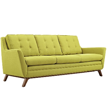 Beguile Fabric Sofa In Whea...