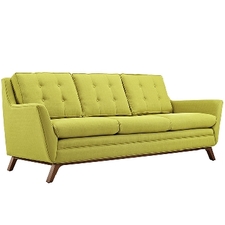Beguile Fabric Sofa In Wheatgrass