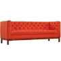 Panache Fabric Sofa In Atomic Red