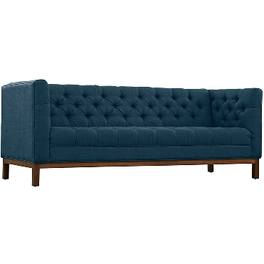 Panache Fabric Sofa In Azure