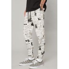 Newspaper Stretch Twill Jogger - Elwood