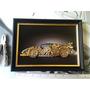 Aventador Steampunk Art black wood frame 9 in by 6 in