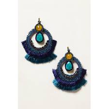 Fringed Denizen Drops - anthropologie.com