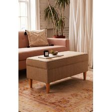  Raquel Linen Storage Ottoman