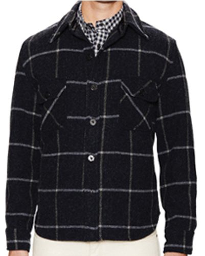 Fit Woolen Flannel Shirt su...