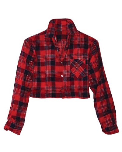 Button Up Street Wear Flann...