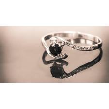 Black diamond ring