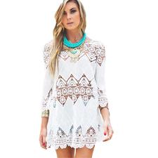 Lace Hollow Bikini Cover Up